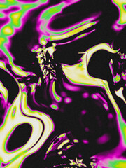 Wall Mural - trippy gritty abstract background. vibrant smeared gradients. blurry psychedelic wallpaper with acid