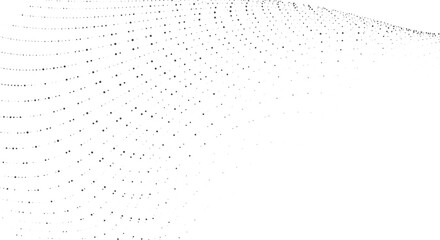 Wall Mural - abstract dynamic dot line mesh pattern for website banner or hero section background