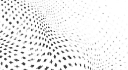 Wall Mural - abstract dot wave mesh flow for modern website hero banner or landing page
