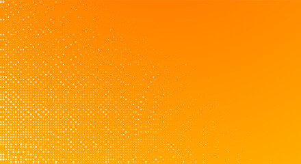 Wall Mural - orange gradient dot mesh wave flow for website banner or landing page design