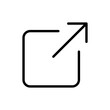 © zeline studio - External link icon symbol for apps and websites. link sign and symbol. hyperlink symbol