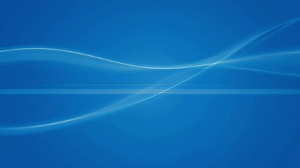 Wall Mural - abstract blue background with flowing light lines creating a smooth movement
