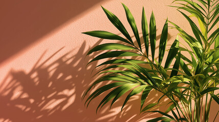 Wall Mural - shadows on the wall: playful interplay of light and shadow across a wall's surface, casting dynamic 