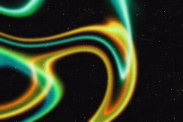Wall Mural - vibrant color gradient shape background, abstract multicolored grainy wave shaped hologram gradients