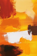 Wall Mural - Sophisticated Minimalist Abstract Oil Painting in Warm Tones