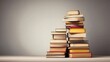 © Ariestia - Stacked books form a visual representation of knowledge.