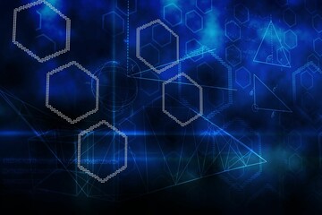 Wall Mural - abstract technology background