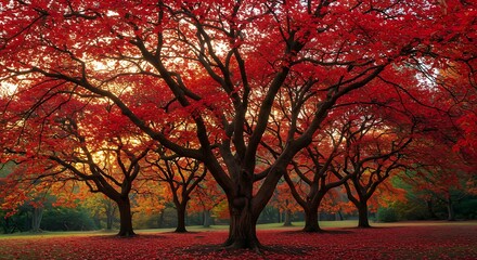 autumn tree in the park