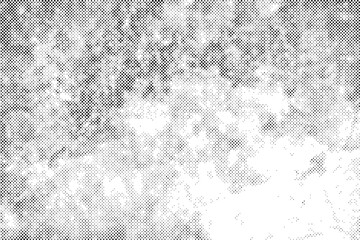 Wall Mural - black dots pattern grunge halftone texture effect background