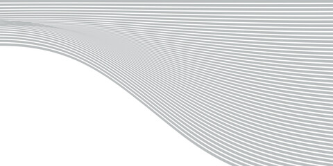 Wall Mural - abstract gray lines with wave design