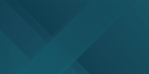 Wall Mural - abstract overlap dark green turquoise geometric gradient square design layers background with shadow