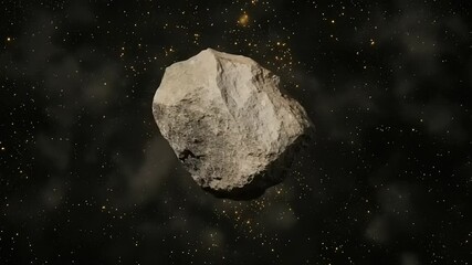 Wall Mural - Space rock in deep space