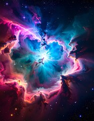 Wall Mural - creation of our universe concept after the big bang