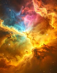 Wall Mural - creation of our universe concept after the big bang