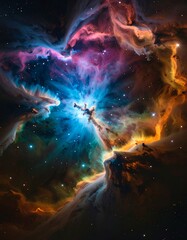 Wall Mural - creation of our universe concept after the big bang