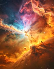 Wall Mural - creation of our universe concept after the big bang