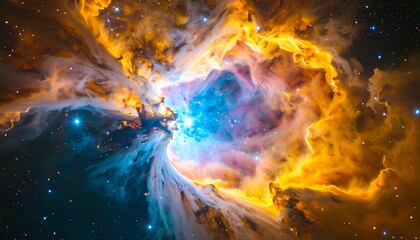 Wall Mural - creation of our universe concept after the big bang