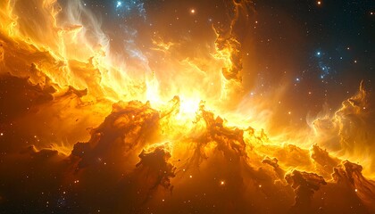 Wall Mural - creation of our universe concept after the big bang