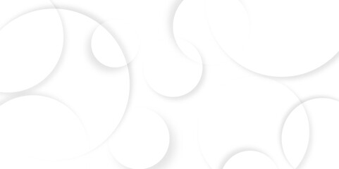 Wall Mural - abstract background with circle white abstract geometric background with soft light white paper circ