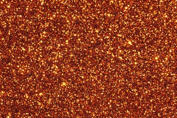 Wall Mural - Golden Copper Glitter Texture Background, Sparkling Shimmering Surface, Shiny Particles
