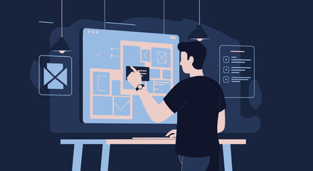 Conceptualizing User Interface Design On Screen For Innovative Project Creation