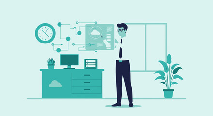 Conceptual Cloud Storage Solutions Presentation With Virtual Data Management Tools