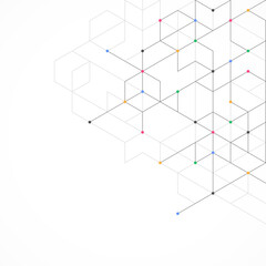 Wall Mural - creative idea of modern design with abstract geometric background. minimalistic texture with polygon