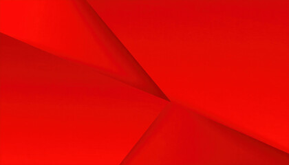 Wall Mural - vibrant red abstract background with layered paper design and depth