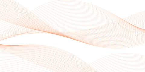 Wall Mural - abstract wavy information technology smooth wave lines background. design used for banner, presentat