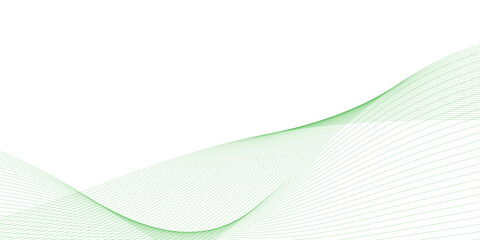 Wall Mural - abstract wavy information technology smooth wave lines background. design used for banner, presentat