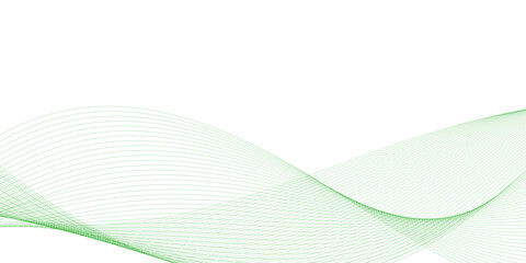 Wall Mural - abstract wavy information technology smooth wave lines background. design used for banner, presentat