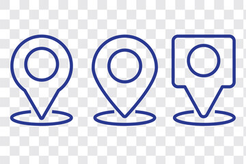 Wall Mural - location icon. map pin icon set. location marker. location pin. map pin icon vector illustration eps