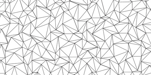 Abstract of simple gray line triangle pattern geometric background .white background creative and geometric shape with white luxury pattern .Gray and white geometric background with low poly triangle