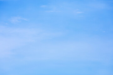 Wall Mural - fantastic soft white clouds against blue sky and copy space horizontal shape. web banner.website hea