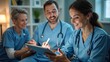 © snupdo - Medical Consultation with Tablet – Doctor and Patient Reviewing Health Data