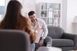 © New Africa - Professional psychologist working with patient in office, selective focus