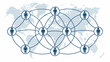 © ShafiqUrRehman - Global network connection social media networking concept teamwork collaboration communication worldwide partnership