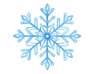 Wall Mural - Exquisite snowflake photography, intricate ice crystal design on black background