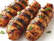 © mlangsen - Grilled chicken skewers with parsley