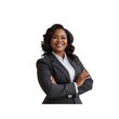 © AIDreams - Confident Black Businesswoman with Arms Crossed, Portrait