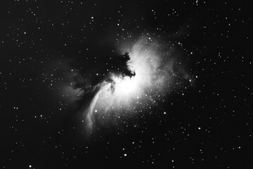 Wall Mural - Vibrant nebula illuminating the cosmos with countless distant stars captured in deep space, Nebula in space with stars, created with some elements made with generative AI