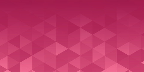 Gradient purple magenta background on triangle pattern. Geometric abstract pixel background.