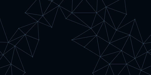 Wall Mural - abstract polygons plexus vector background, digital data visualization. abstract technology concept 