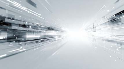 Futuristic Abstract Tech Background with Glowing Digital Light Textures