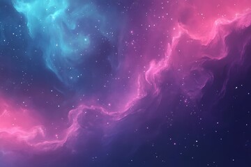 Wall Mural - Colorful nebula in deep space showcases vibrant hues and celestial wonders, colorful nebula space background