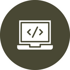 Wall Mural - programming vector icon design