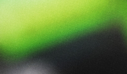 Wall Mural - modern and simple green gradient colors background with grain rough texture