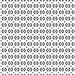 © Ripi Art - Black and white vector seamless pattern with small diamonds , star shapes ,rhombuses .Abstract black and white geometric texture .Simple minimal wide repeat background .