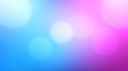 Wall Mural - Soft Colorful Bokeh Background in Blue Pink Gradient for Design
