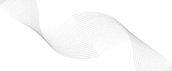 Wall Mural - vector flowing particles future technology concept technology, data science, geometric background